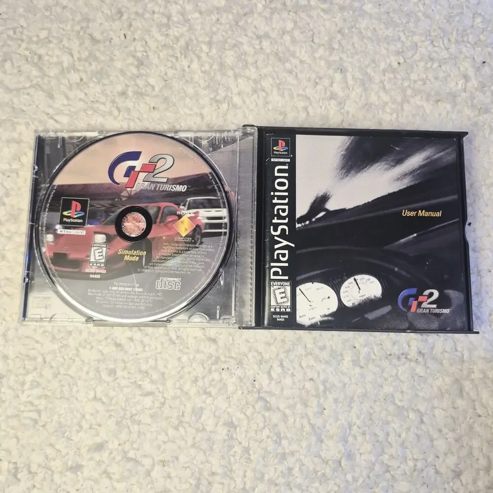 Gran Turismo 2 (Sony Playstation, PS1) Complete w/Man Tested